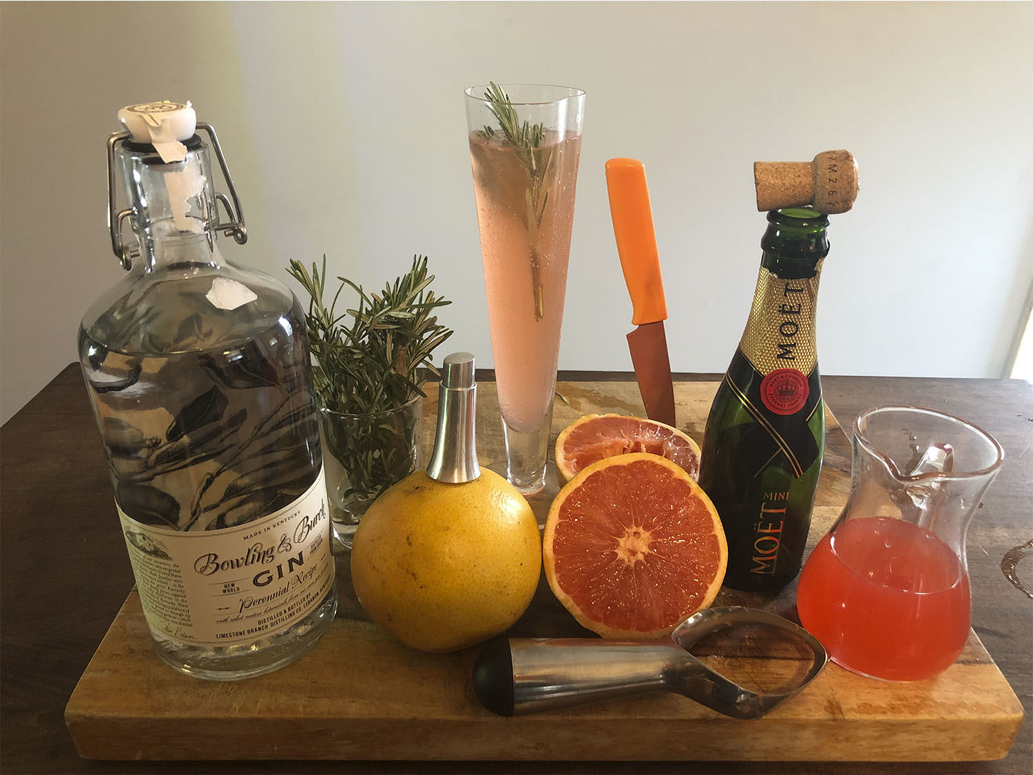 Rosemary & Grapefruit Mimosa